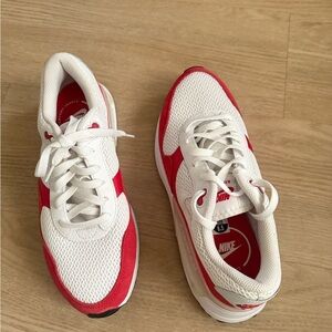 Nike Red and White Athletic Shoes